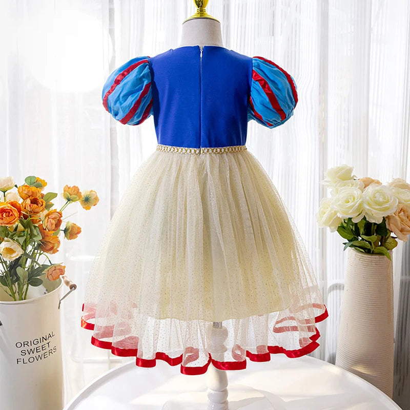 Dress Children Summer Snow White Dress Aisha Cosplay Clothing Costume Dresses for Girls Princesses