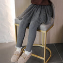 Winter Girls Skirt Pants Children's Fleece Culottes Sequined Baby Princess Leggins Toddler Clothes