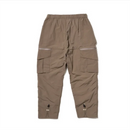 Beige cargo pants on a white background, Obroi