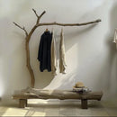 Design branch coat rack simple practical art solid wood hanger