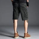 Summer Men's Cargo Shorts Cotton Loose Solid Casual Straight Outdoor Sports Short Cargo Pants For Men