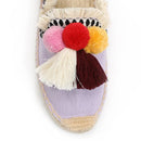 Women's Slippers Espadrilles Fluffy Ball Mule Slides Shoes Outside Spring women sandals