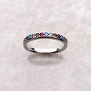 Ring Elegance Stones Europe Romantic Fine Jewelry For Women Real 925 Sterling Silver Gift