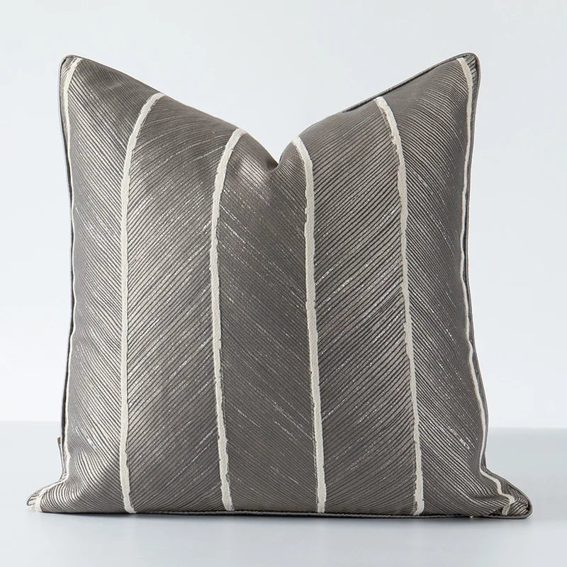 Modern Cushion Cover Herringbone Pattern Jacquard Pillowcase For Living Room Sofa Bedroom