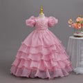 Girls Party Dresses Evening Dresses 4-12 Years Old Summer Girls Flower Girl Wedding Outfits