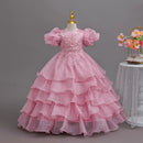 Girls Party Dresses Evening Dresses 4-12 Years Old Summer Girls Flower Girl Wedding Outfits