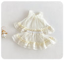 New Baby Girls infant Cute Sets Blouse Skirts Princess Elegant Suits 0-3T