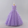 Girls Dresses for Party and Wedding Lace Sleeveless Flower Girl Dresses Summer Children Prom Dresses 3-13 Years