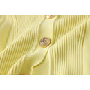 Long Sleeve Spring Knitted Sweater Casual Style Short Women Tops