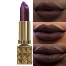 1PC Shiny Red Glitter Lipstick, Pearlescent Lip Tint with Metallic Matte Finish, Long-Lasting Red Lip Makeup Gift for Women