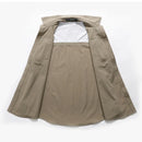 Beige vest with white shirt underneath on a white background, Obroi