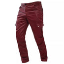 Men Leather Chaps Motorcycle Faux Leather Pants for Men