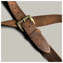 Genuine Leather Men Belt Luxury Designer Strap Male Pure Copper Buckle Wild Classic Retro