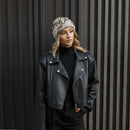 Beanie Winter Letter Edge Knitted Hat, Warm Woolen Hat Trend Pullover Hat Casual Sports for Men Women