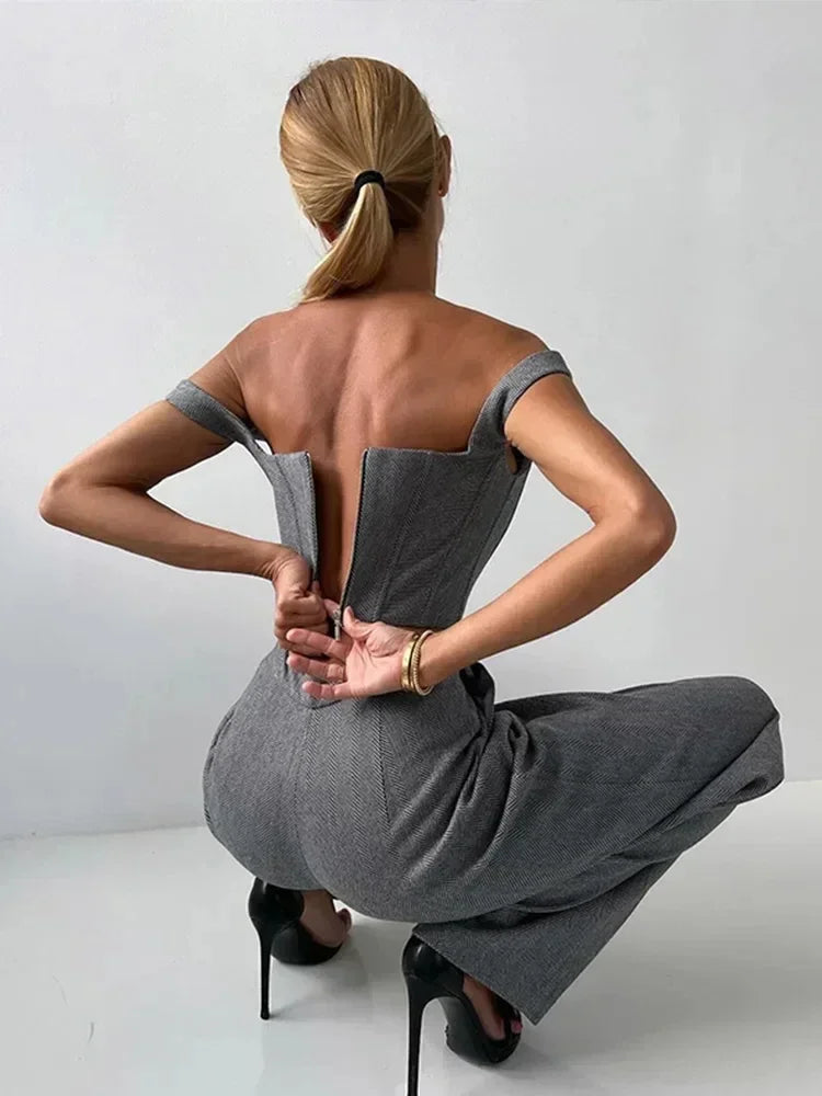 Top Blazer Pants Sets 3 Pieces For Women Solid Jacket Crop Tops High Waist Pocket Pant Lady Office Set