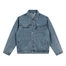 Men Denim Jacket Premium Blue Washed Coat Handsome Autumn Jackets