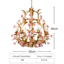 Floral Chandelier Rose Chandeliers Home Lighting Fixtures