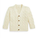 Children's Twist Cardigan Clothes V-Neck Knitted Sweater Embroidery Black Top Clothing Sweater