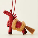 Woven Handmade Bag Charm Hanging Ornament High-end Bag Pendant Leather Gift