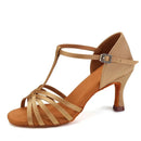 Latin Shoes Women Shoes for Women Latin Brown Modern Sandals