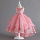 Formal Flower Bridesmaid Princess Dress For Girls Dresses