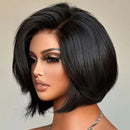 Pre-Cut Lace Front Human Hair Wig for Women Pre Plucked Knots Glueless Ready to Wear Lace Wig