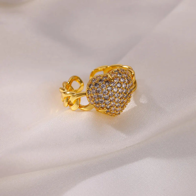 Rings For Women Open Female Ring Wedding Party Finger Jewelry Gift