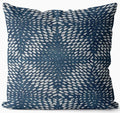 Free Shipping retro flower blue square throw pillow cushion cover home decore