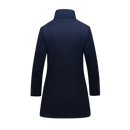 Handsome Trend Casual Wool Felt Coat Men's Youth Slim Lapel Mid-length Trench Coat Men Middle-aged