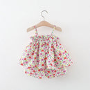 Summer Baby Girls sleeve top and short Sets Flower floral Sweet Girls Clothes baby Infant Baby Girls Clothing Suit