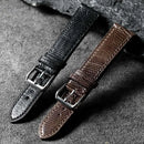 Handmade Leather Strap Genuine Leather Strap Ultra Thin and Soft Suitable for Antique Watch