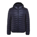 Warm Men Casual Hooded White Duck Down Jacket Thin and Light Men Down Coats