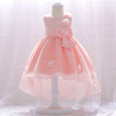 Elegant Baby Girl Clothes Christen Dress Toddler Dress Birthday Flower Princess First Ceremony Dresses