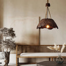 Nordic Vintage Hemp Rope Chandelier Pendant Lights Designer Homestay Study Bedside Hanging Lamp Fixture