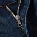 Men Classic Stretch Denim Jeans Tapered Pants Casual Ripped Trousers