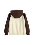 Plush Hooded Matching  Hoodie for Men and Women Autumn Couple Hoodies Streetwear