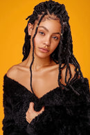 Crochet Locs Crochet Hair Black Natural Wave Braids Hair Extensions Pre Looped Crochet Butterfly Locs For Women
