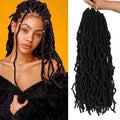 Crochet Locs Crochet Hair Black Natural Wave Braids Hair Extensions Pre Looped Crochet Butterfly Locs For Women
