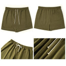 Men Loose Casual Shorts Floral Cotton Washed Versatile Men Summer Clothing