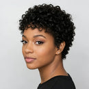 Kinky Curly Human Hair Short Wigs for Women Wig Human Hair