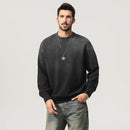 Autumn Men Washed Loose Casual Pullover Sweatshirts Women Hoodie Tops Coat