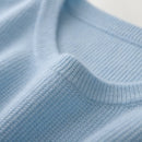 Men's T-Shirt Wool Sleeveless Vest Men Round Neck Knitted Pullover Shirt Spring and Autumn