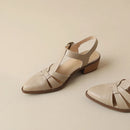 Sandals Women Shoes Square Med Heels Dress Shoes Simple Ladies Summer Footwear