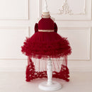 Sequin Baby Party Girl Dresses Toddler Trailing Birthday Princess Dress