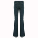 Women Design Slim Long Pants Ladies Denim Pant For Woman Bottoms