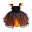 Girls Halloween Costume Pumpkin Princess Dress Children Cosplay Witch Clothes Girl