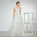 Dress Elegant V-Neck Bowknot Wedding Dress Sleeveless Button Ball Gown Floor Length Simple Bridal Gowns Wedding Evening Dresses