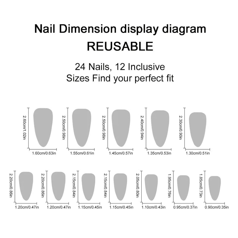 Autumn Winter Matte Almond Nails with Glue Rose Leaf Nail Art Simple Full Cover Press on Acrylic Nails Tips