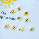 Kawaii Cute Cartoon Mini Honeybee Flat Back Resin Cabochons Scrapbooking DIY Jewelry Craft Decoration Accessories