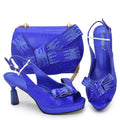 beautiful Shoes And Bag Sets For Evening Party With Stones Leather Handbags Match Bags